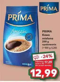 Kaufland PRIMA Kawa mielona 250 g opakowanie oferta