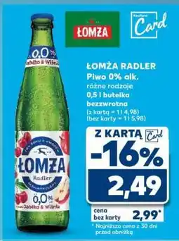 Kaufland Łomża Radler oferta