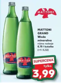 Kaufland MATTONI GRAND Woda mineralna oferta