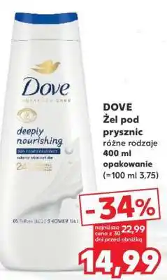 Kaufland Dove żel pod prysznic oferta