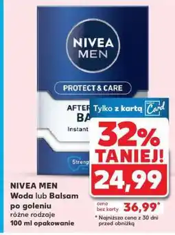 Kaufland NIVEA MEN Woda lub Balsam po goleniu oferta