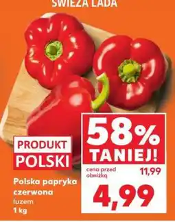 Kaufland Polska papryka czerwona luzem 1 kg oferta