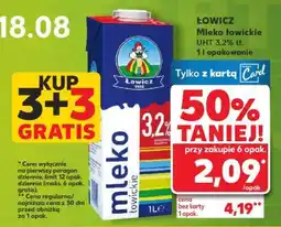 Kaufland ŁOWICZ Mleko łowickie UHT 3,2% tł oferta