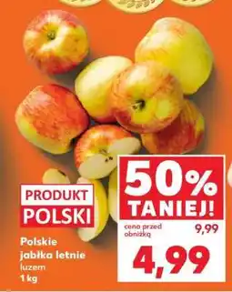Kaufland Polskie jabłka letnie luzem 1 kg oferta
