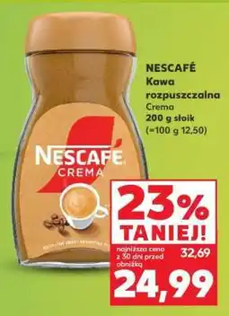 Kaufland NESCAFÉ Kawa rozpuszczalna Crema 200 g słoik oferta