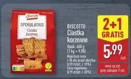 ALDI Ciastka korzenne 2+1 GRATIS BISCOTTO oferta