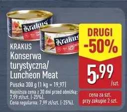 ALDI Konserwa turystyczna KRAKUS oferta