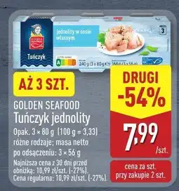 ALDI Tuńczyk jednolity Golden Seafood oferta