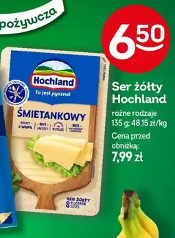 Żabka Ser żółty Hochland śmietankowy oferta