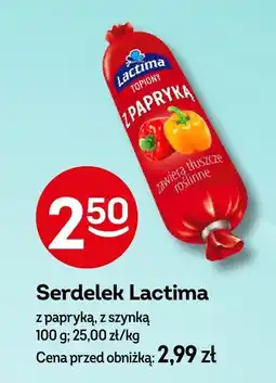 Żabka Serdelek Lactima z papryką, z szynką oferta