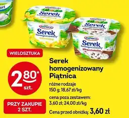 Żabka Serek homogenizowany Piątnica różne rodzaje oferta