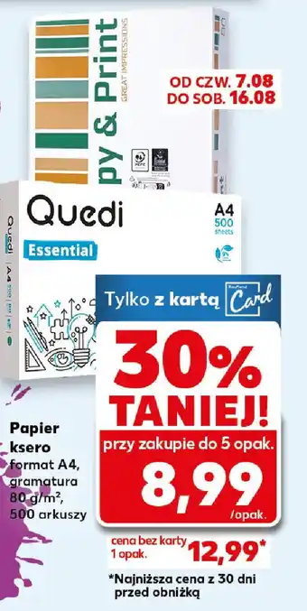 Kaufland Papier ksero oferta