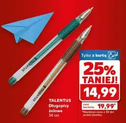 Kaufland TALENTUS Długopisy żelowe 30 szt oferta