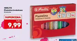 Kaufland HERLITZ Plastelina brokatowa 8 kolorów oferta