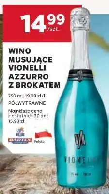 Stokrotka Market Wino musujące Vionelli Azzurro z brokatem oferta