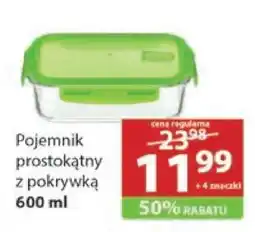 Stokrotka Market Pojemnik prostokątny z pokrywką 600 ml oferta