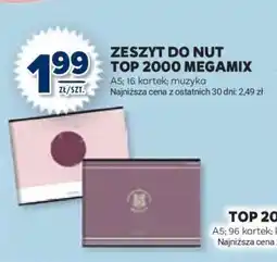 Stokrotka Market Zeszyt do nut Top 2000 Megamix oferta