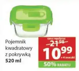 Stokrotka Market Pojemnik kwadratowy z pokrywką 520 ml oferta