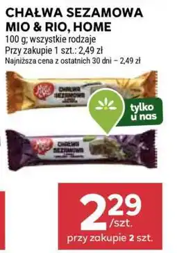 Stokrotka Market Chałwa sezamowa Mio & Rio, Home oferta