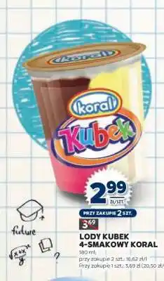 Stokrotka Market Lody Kubek 4-smakowy Koral oferta