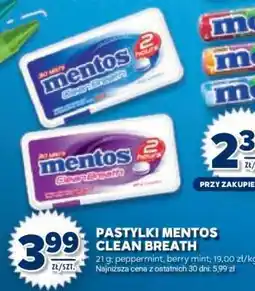 Stokrotka Market PASTYLKI MENTOS CLEAN BREATH oferta