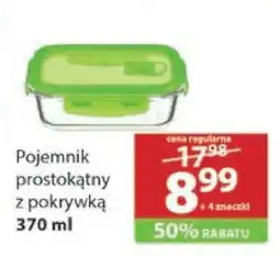 Stokrotka Market Pojemnik prostokątny z pokrywką 370 ml oferta