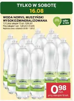 Stokrotka Market Woda Norvil Muszyński Wysokozmineralizowana oferta