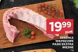 Stokrotka Market Żeberka wieprzowe paski ekstra mięsne oferta