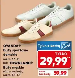 Kaufland OYANDA Buty sportowe damskie rozm. 37-41 lub TOWNLAND Buty męskie różne rodzaje, rozm. 42-46 oferta