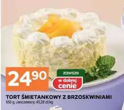 Stokrotka Market Tort śmietankowy z brzoskwiniami oferta
