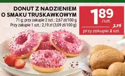 Stokrotka Market DONUT Z NADZIENIEM O SMAKU TRUSKAWKOWYM oferta