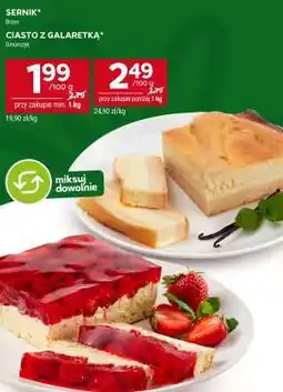 Stokrotka Market Sernik, Ciasto z galaretką oferta