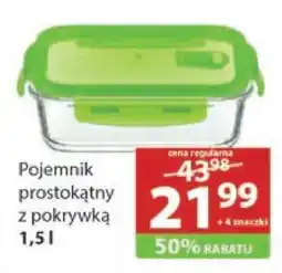 Stokrotka Market Pojemnik prostokątny z pokrywką 1,5 l oferta