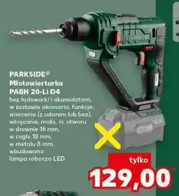 Kaufland PARKSIDE Młotowiertarka PABH 20-Li D4 oferta