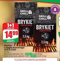 Dino Brykiet z węgla drzewnego Grill & Chill oferta