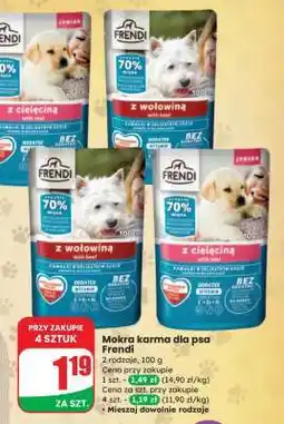 Dino Mokra karma dla psa Frendi oferta