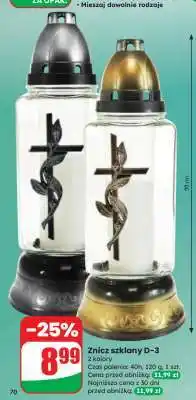 Dino Znicz szklany D-3 oferta