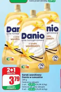 Dino Serek waniliowy Danio w saszetce oferta