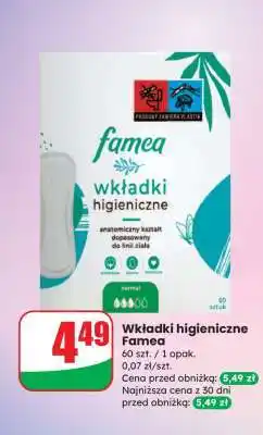 Dino Wkładki higieniczne Famea oferta