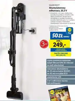 Lidl SILVERCREST Akumulatorowy odkurzacz, 22,2 V oferta