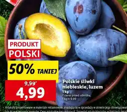 Lidl Polskie śliwki niebieskie, luzem oferta