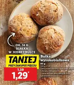 Lidl Bułka wysokobiałkowa oferta