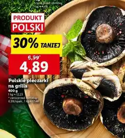 Lidl Polskie pieczarki na grilla oferta