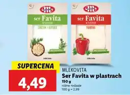 Lidl Mlekovita Ser Favita w plastrach oferta