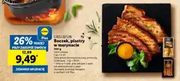 Lidl GRILL&FUN Boczek, plastry w marynacie oferta