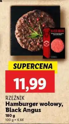 Lidl Hamburger wołowy Black Angus oferta