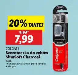 Lidl COLGATE Szczoteczka do zębów SlimSoft Charcoal oferta
