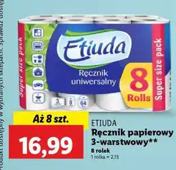 Lidl ETIUDA Ręcznik papierowy 3-warstwowy oferta