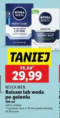 Lidl NIVEA MEN Balsam lub woda po goleniu oferta