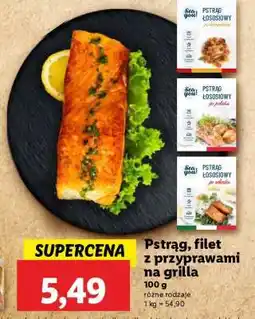 Lidl Pstrąg, filet z przyprawami na grilla oferta